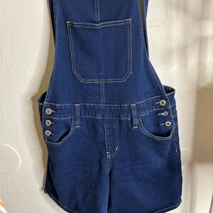 Hydraulic Light Blue Denim Overalls with White Logo
